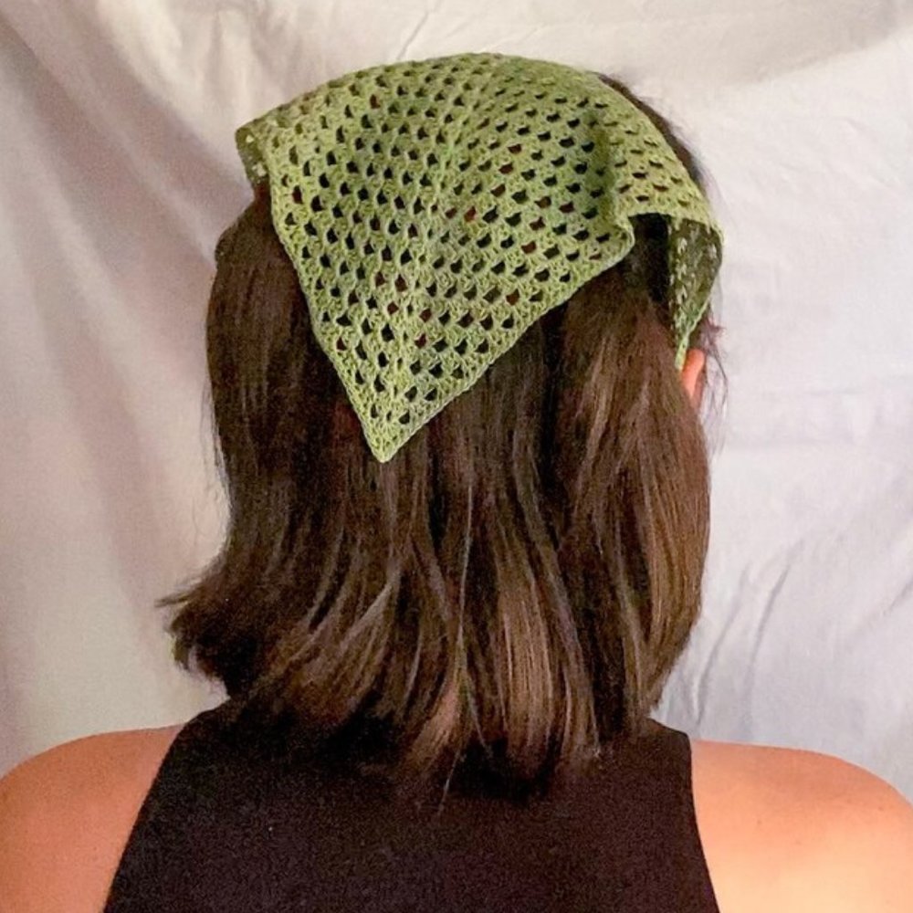 Crochet Hair Kerchief Bandana (FREE W PURCHASE)